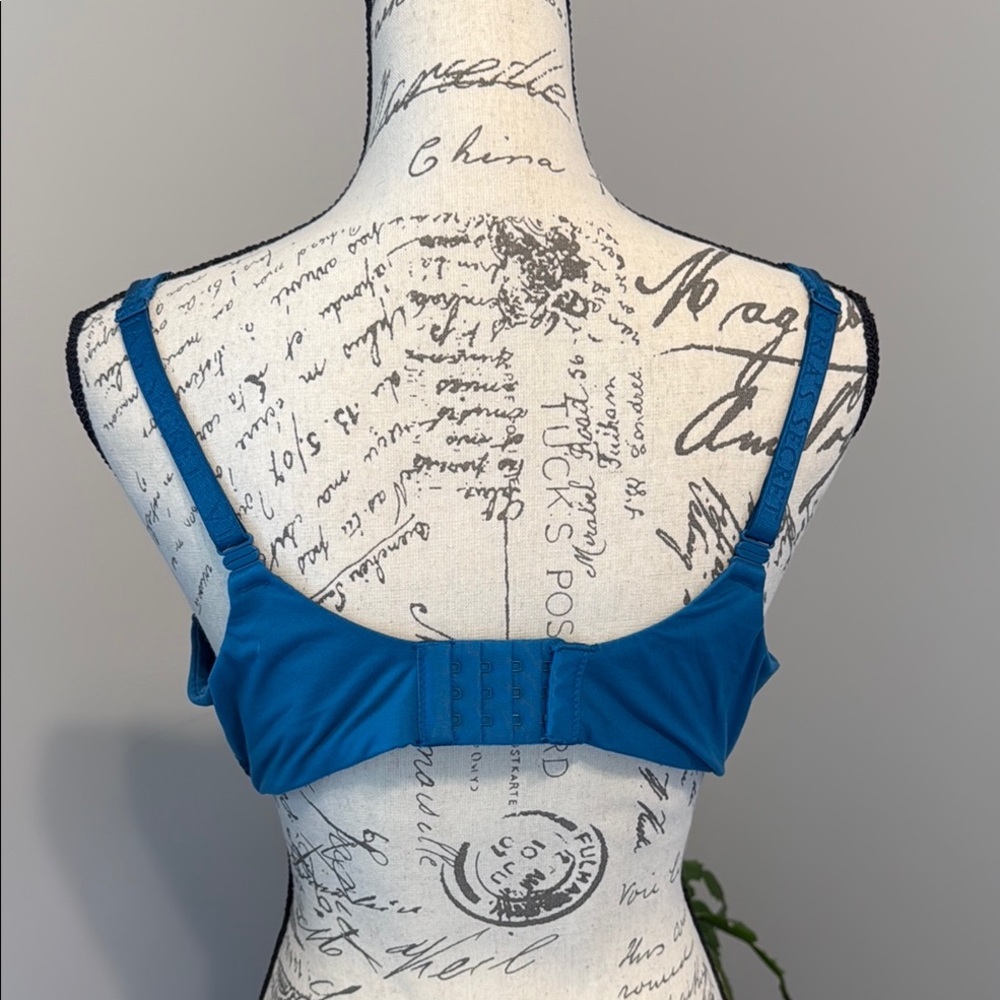 EUC Victoria’s Secret Elegant Blue Lace Underwire Bra - 40D​ - Picture 6 of 9